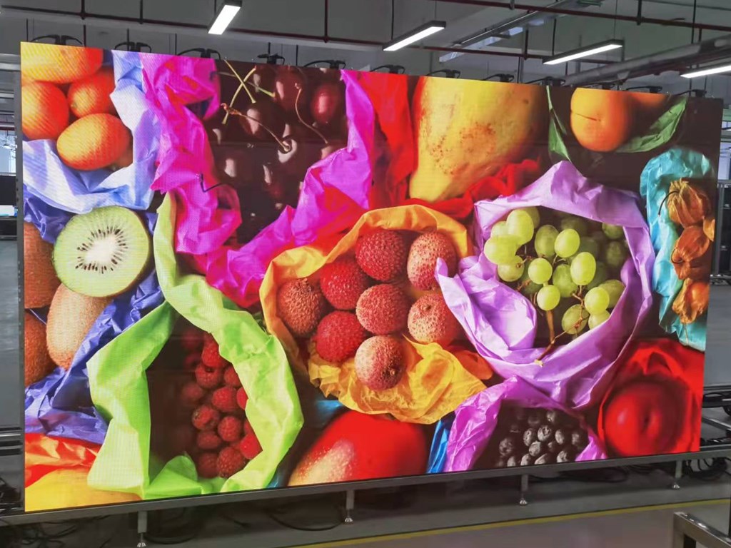 rgbvisionled 13620078587 COB small pixel pitch LED video screen wall led indoor commercial screen