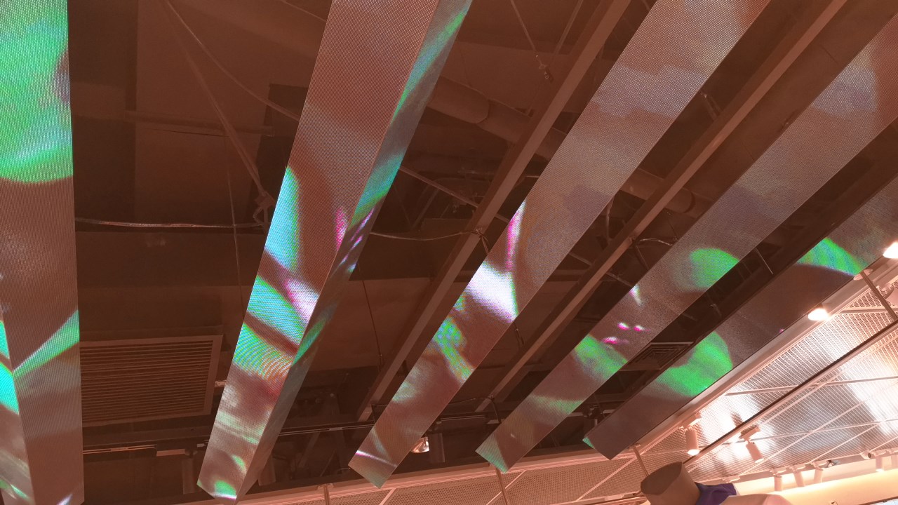 RGBVISIONLED created LED screen for Adidas