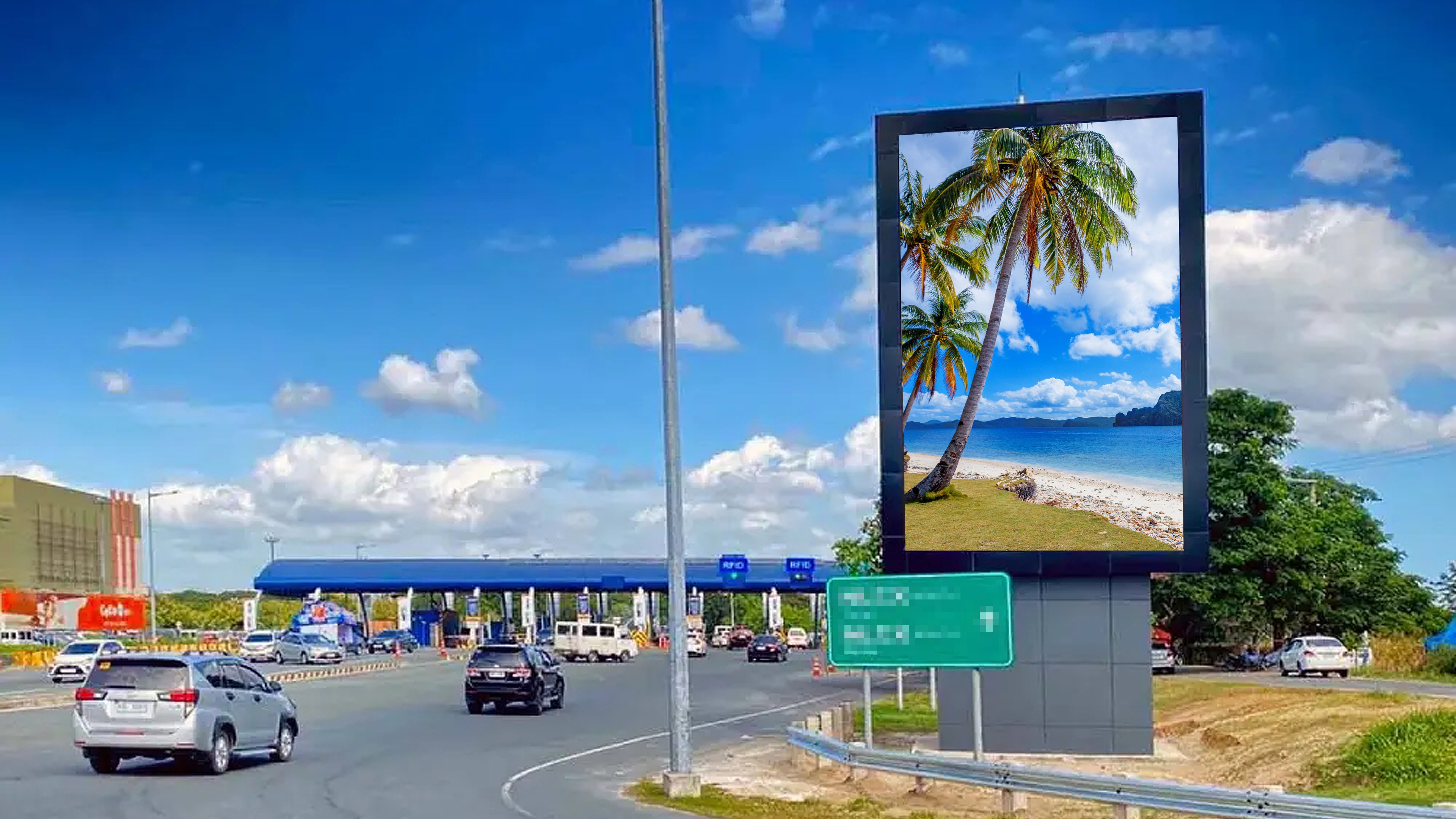 7.2m x 9.6m RGBVISIONLED E-con Series Highlighted in Angeles City, Philippine