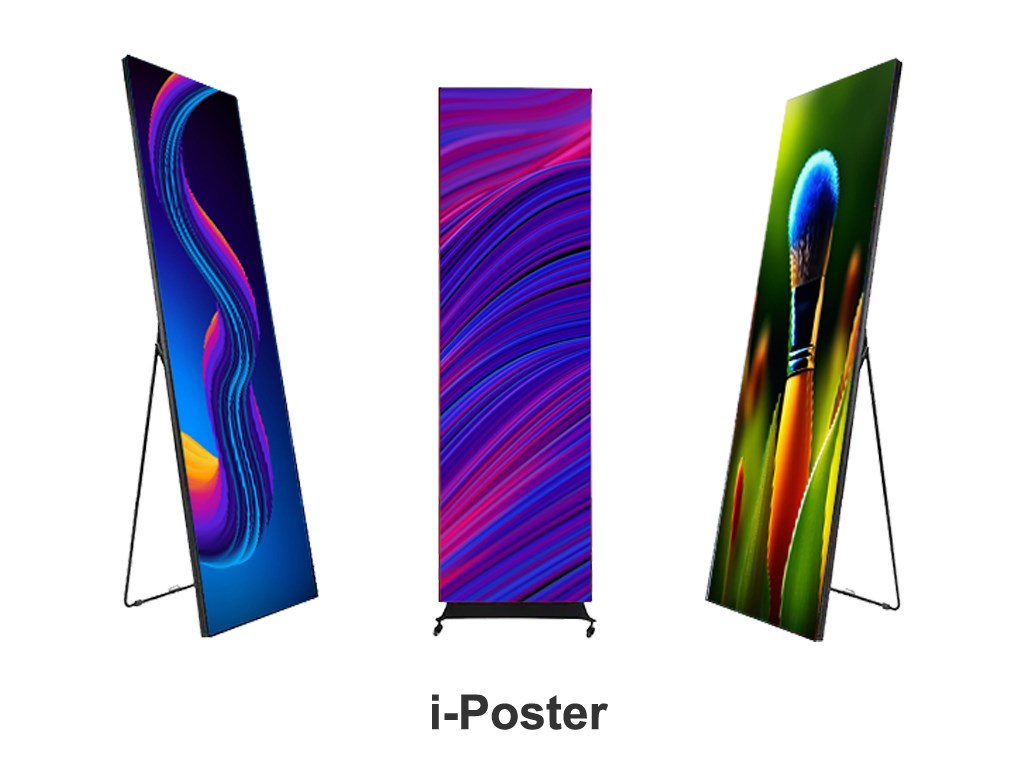 i-Poster Series<br>Retail LED Display Solution<br><br>P1.5 / P1.8 / P2 / P2.5